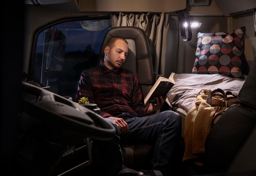 Volvo FH16 - interieur - slaapcabine Volvo FH16 - interieur - slaapcabine