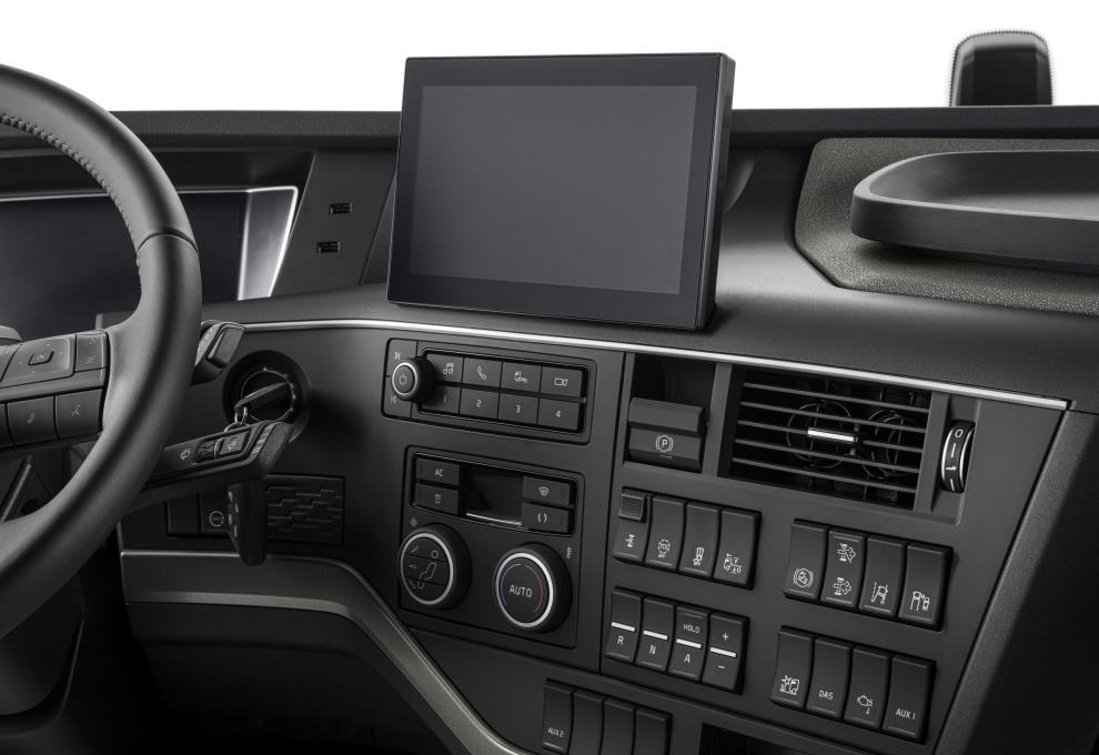 harbers-trucks Volvo FH - interieur - side display - infotainment harbers-trucks Volvo FH - interieur - side display - infotainment